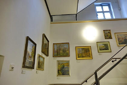 Gemälde im Treppenhaus